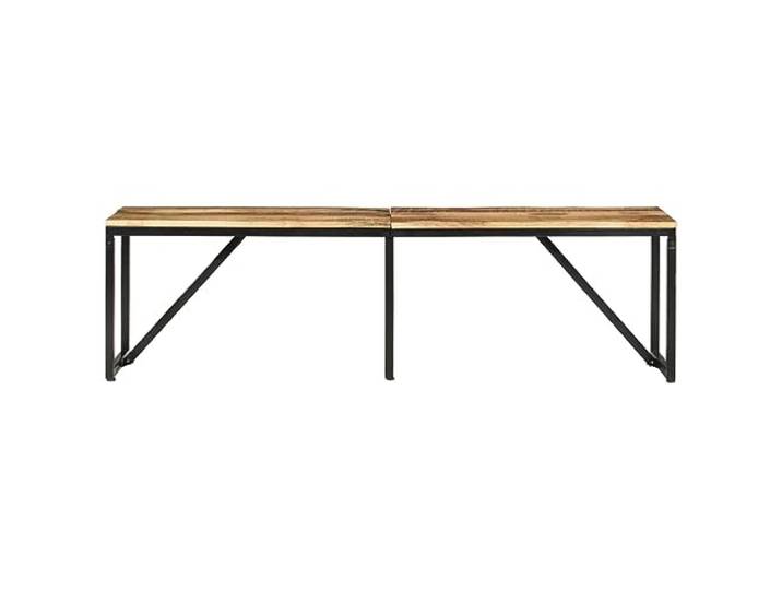 HKQWPBF Sitzbank 160x35x46 cm Massivholz Mango Massives Mangoholz, pulverbeschichtetes Eisengestell, Industriestil, Wohnzimmer, Schlafzimmer, Flur, Bedienungsanleitung