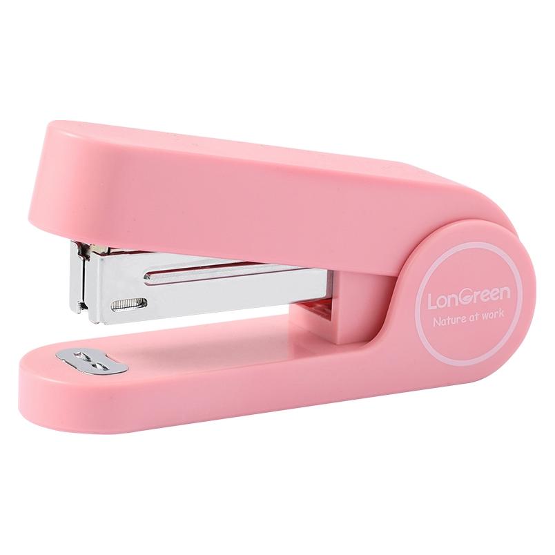 Deli Heftgerät LonGreen 25 Blatt rose (25 Blätter) (D395324)