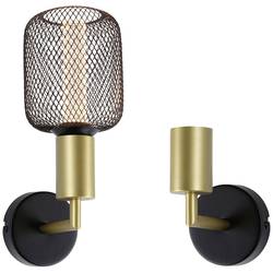 Paulmann Ravi 71137 Wandleuchte E27 Schwarz (matt), Gold