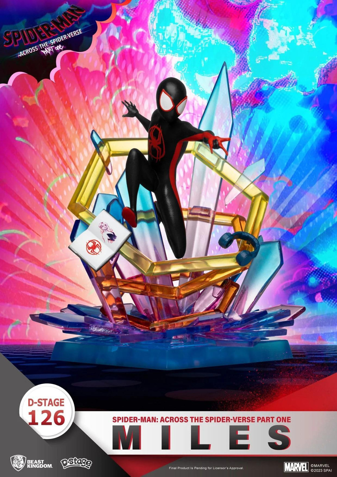 Beast Kingdom Toys Marvel D-Stage PVC Diorama Spider-Man: Across the Spider-Verse Deel 1 - Miles, 15 cm