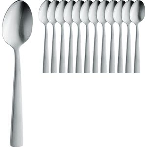 Amefa Kaffeelöffel Ventura, 13,3 cm, Edelstahl 18/10, silber mattiert, 12 Stück