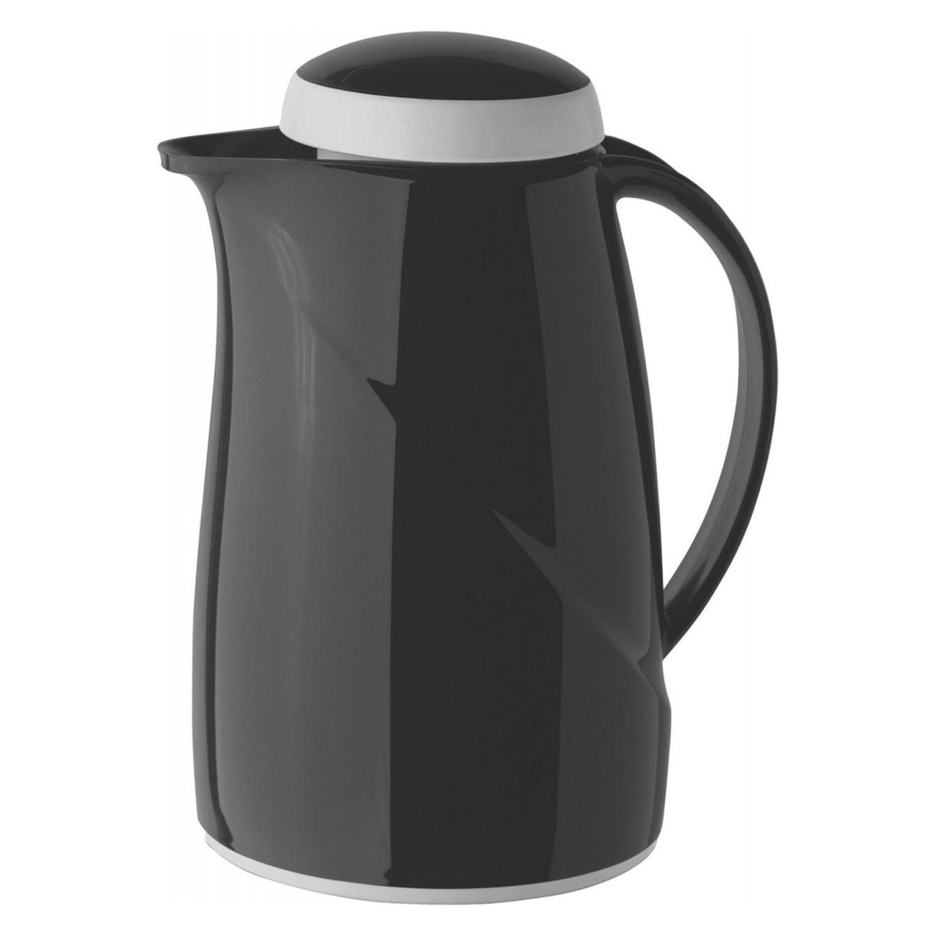 Helios Isolierkanne Wave 0.6L Schwarz, spülmaschinengeeignet (0.60 l) (2942-002)