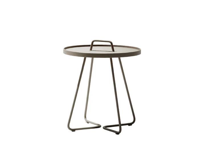 Cane-line Table On the Move Ø44 cm Taupe