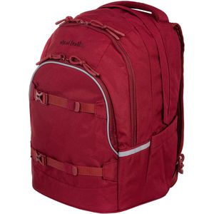 McNeill Schulrucksack MILO, burgund, für Jungen und Mädchen