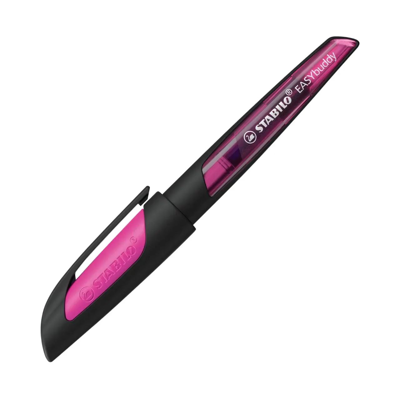 STABILO EASYbuddy Patronenfüller schwarz/magenta M (mittel)