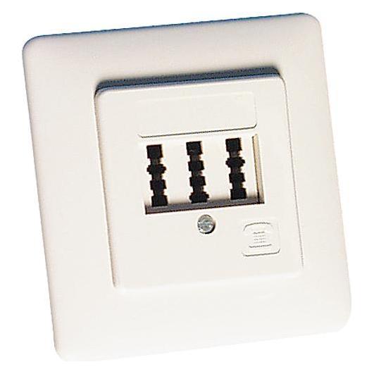 Rutenbeck TAE 2x6/6 NFF Up rw - Anschlussdose, Unterputz (10310222)