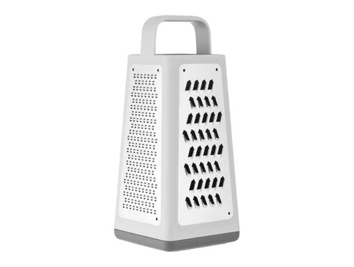 ZWILLING Z-Cut Râpe carrée\, multifonction 6-en-1\, technologie de râpe bidirectionnelle\, bac de récupération\, lame inox\, compatible lave-vaisselle\, gris