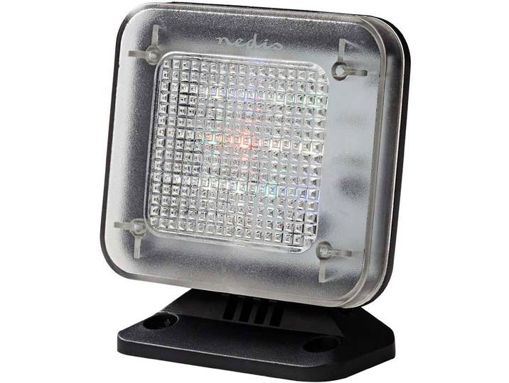 TV-Simulator zur Einbrecher-Abschreckung, Zeitschaltuhr, 12 Farb-LEDs