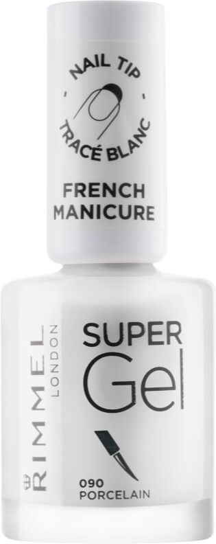 Rimmel Super Gel Step 1 French Manicure Polish shade 090 Porcelain 12 ml