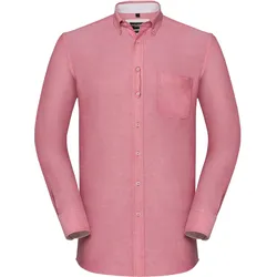 Russell Herren Washed Oxford Hemd langarm R-920M-0 oxford red/cream XXL (45/46)