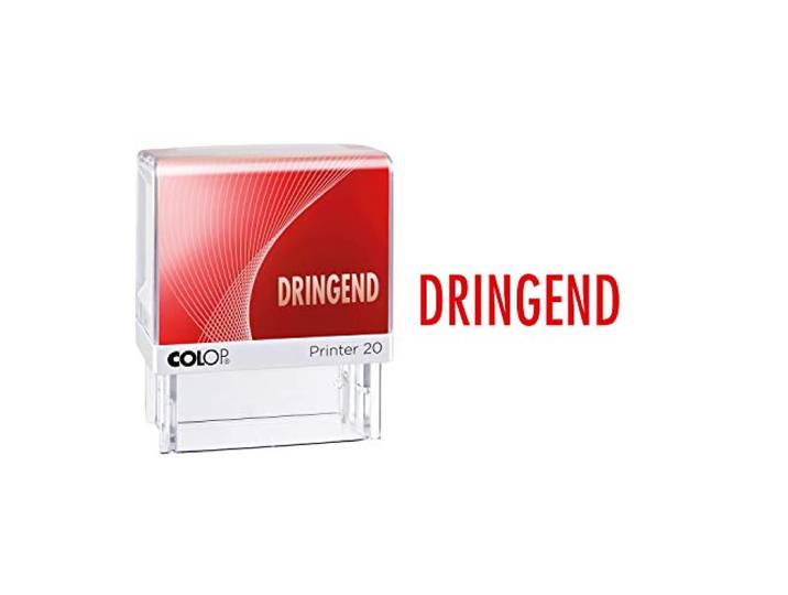 COLOP 138583 tekststempel Printer 20 met tekst DRINGEND afdruk rood