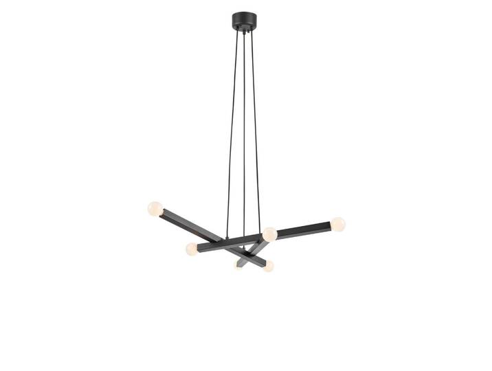 Markslöjd Pendelleuchte, Schwarz, Metall, rechteckig, 79.5x9.5x79.5 cm, CE, höhenverstellbar, Lampen & Leuchten, Innenbeleuchtung, Hängelampen, Pendelleuchte