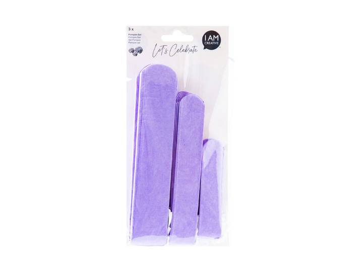 Pompon-Set zum Aufhängen, 3 Stück