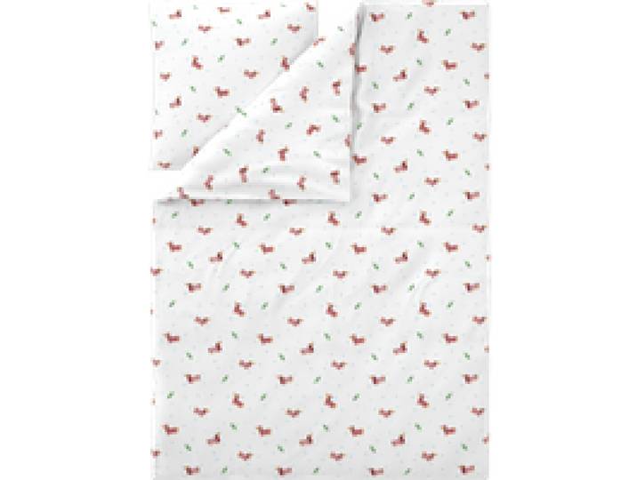 LIVARNO® Housse de couette réversible en fin flanelle / Housse de couette en fin flanelle, 140 x 200 cm. (chien)