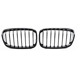 Set Performance Kühlergrill passend für BMW 1er F20 F21 Bj 11-15 Schwarz glänzend