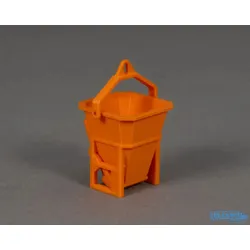 MSM Modelle Betonkübel eckig orange 5801/02