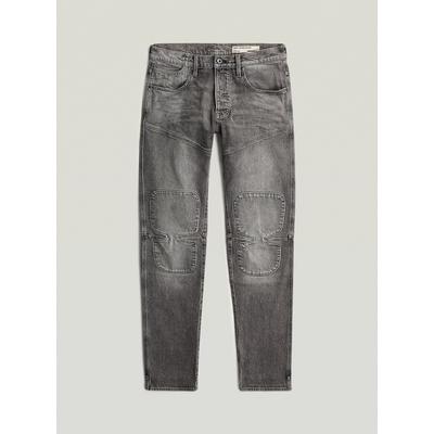 Regular-fit-Jeans G-STAR "Biker Patched Slim Jeans", Herren, Gr. 31, Länge 34, sun faded gunmetal, Obermaterial: 79% Baumwolle, 20% Baumwolle, 1% Elasthan, Jeans