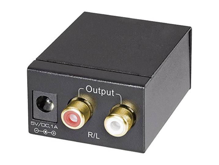 AV Converter [Toslink, Digitale cinch - Cinch] SpeaKa Professional SP-DAC-TKC