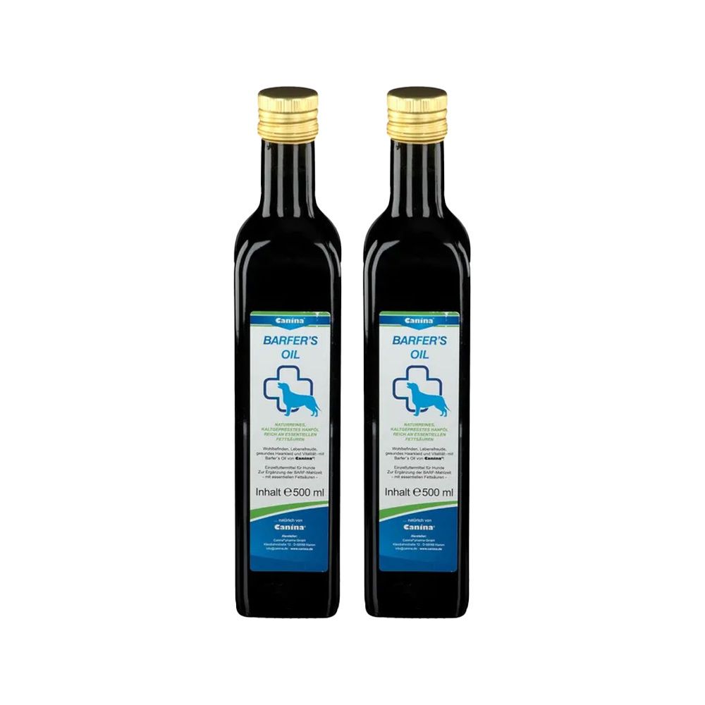 Barfers Oil für Hunde Doppelpack 2x500 ml Öl