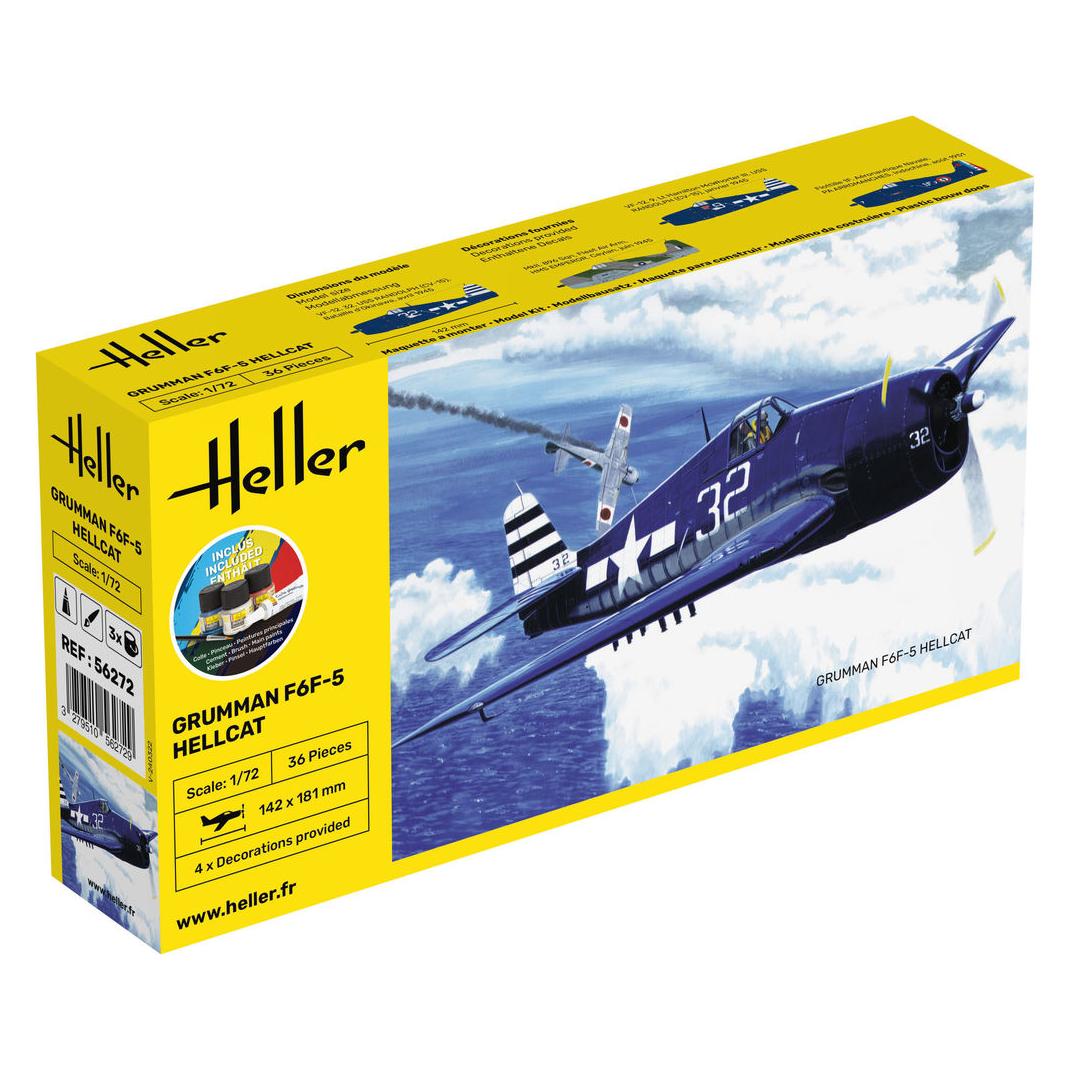 Heller STARTER KIT F6F Hellcat (56272)