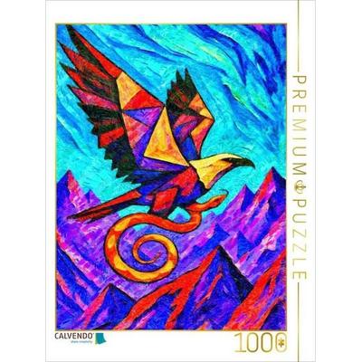 CALVENDO Puzzle Adler und Schlange | 1000 Teile Lege-Größe 64x48cm Foto-Puzzle für glückliche Stunden