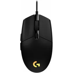 Logitech G G203 Lightsync (Kabelgebunden), Maus, Schwarz