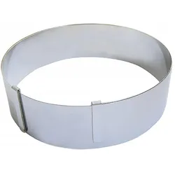 de Buyer Tortenring verstellbar, Backform, Silber