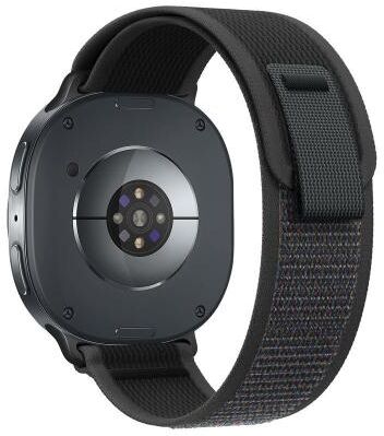 Everyday Crate Samsung Galaxy Watch8 Classic Nylon Watch Band Wild Path Loop Adjustable Sport Strap black