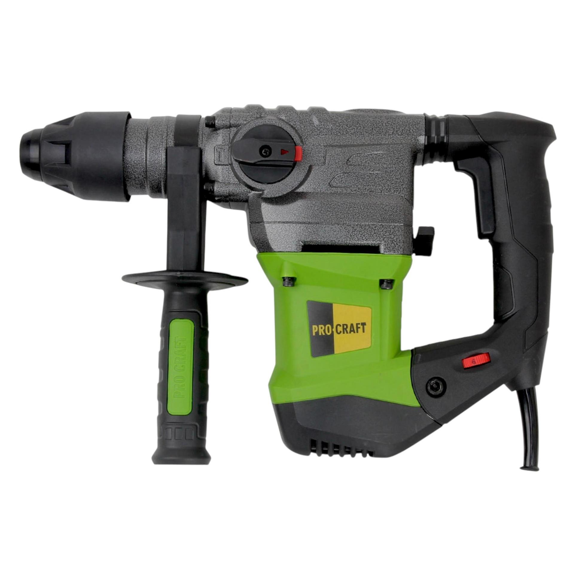 Procraft BH2200 Kombihammer 1500 Watt 6 J SDS plus + Koffer (Bohrhammer) (BH2200)
