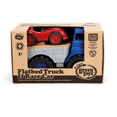 FLATBED W/RED RACE CAR
