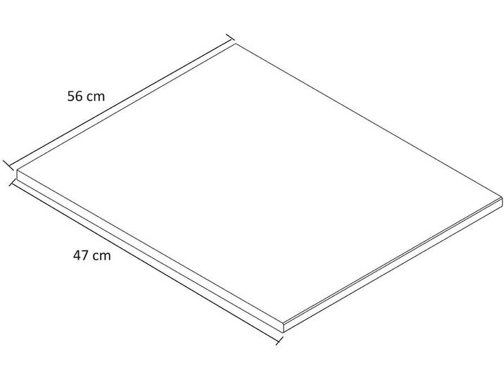 Einlegeboden GOODPRODUCT Hällevik Inneneinteilung, Stauraum, Zubehör für Schränke , braun (eiche natur), B:47cm H:1,8cm T:56cm, Massivholz, Einlegeböden, Einlegeboden, Einlegeboden für Trennwand Hällevik 97 cm Breit