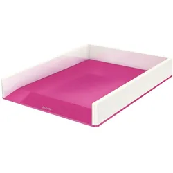 LEITZ Briefkorb WOW 53611023 DIN A4 PS weiß/pink