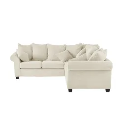 Ecksofa  Norderney , beige , Maße (cm): H: 70