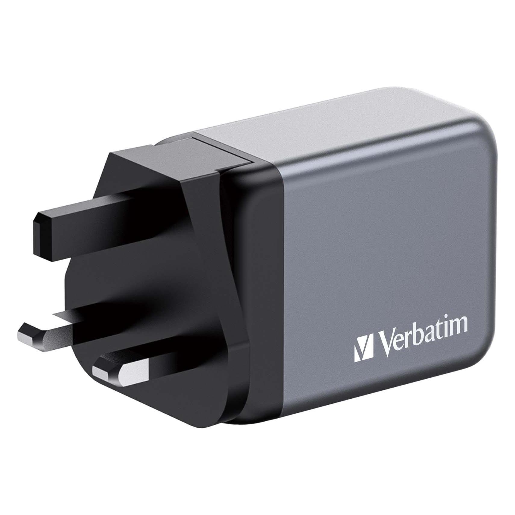 Verbatim GNC-100 GaN Charger (100 W, 4 Ports) (32202)