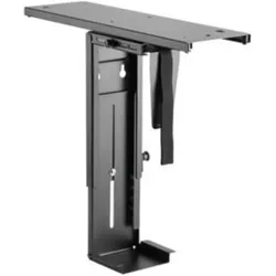 LogiLink Verstellbare PC-Halterung zur Untertischm, PC Zubehör, Schwarz