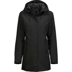 Tee Jays Damen Parka Kurzmantel 9609 black XL