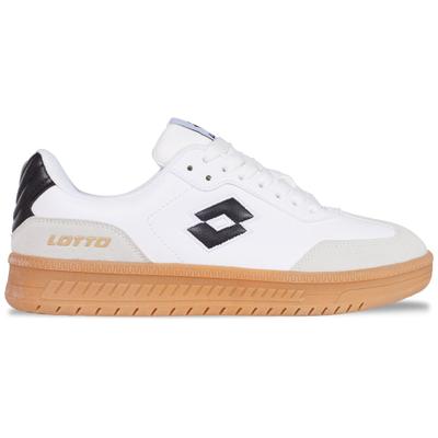 Sneaker LOTTO, Damen, Gr. 40, schwarz-weiß (weiß, schwarz), Synthetik, clean, Schuhe Sneaker, - mit stark gepolsterter Zunge