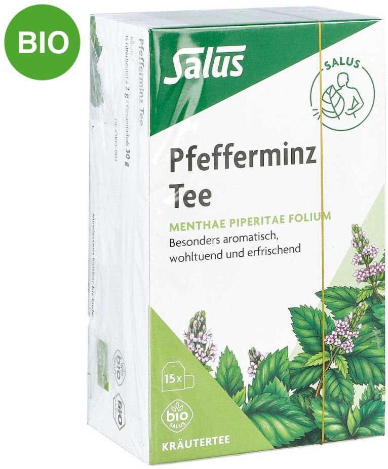 Pfefferminz Tee Menthae piperitae folium bio Salus 15stk