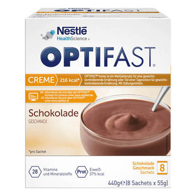 Nestle Health Science (Deutschland) GmbH OPTIFAST Creme Schokolade Pulver 8X55 g 15875566