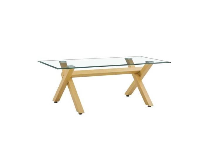 Table basse IXE Bois & Verre Transparent 120x60x45 cm
