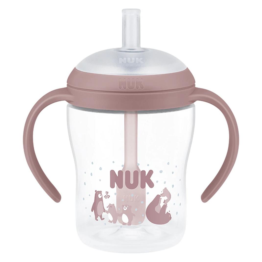 NUK Perfekte Bärenflasche mit Strohhalm (150 ml) (67930740)