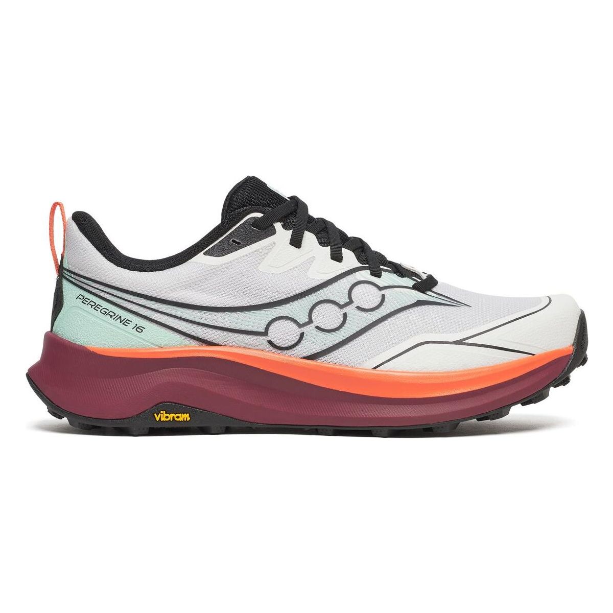 Saucony Peregrine 16 Men white/crimson (143) 46 S21066-143-46-Medium