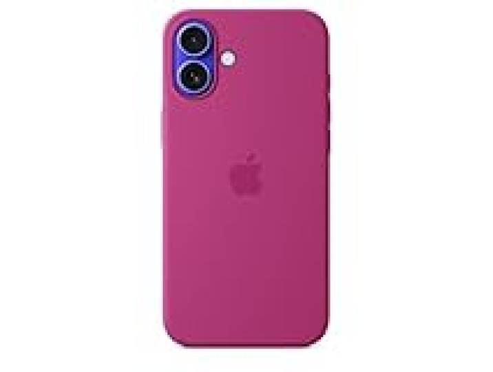 Apple Coque en Silicone avec MagSafe pour iPhone 16 Plus - Fuchsia ​​​​​​​