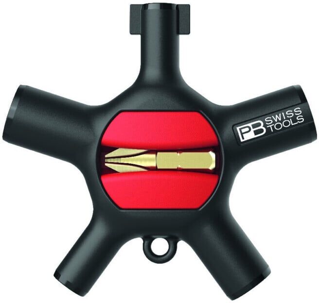 PB Swiss Tools Clé d'armoire électrique 9 en 1 (PB 900.V01)