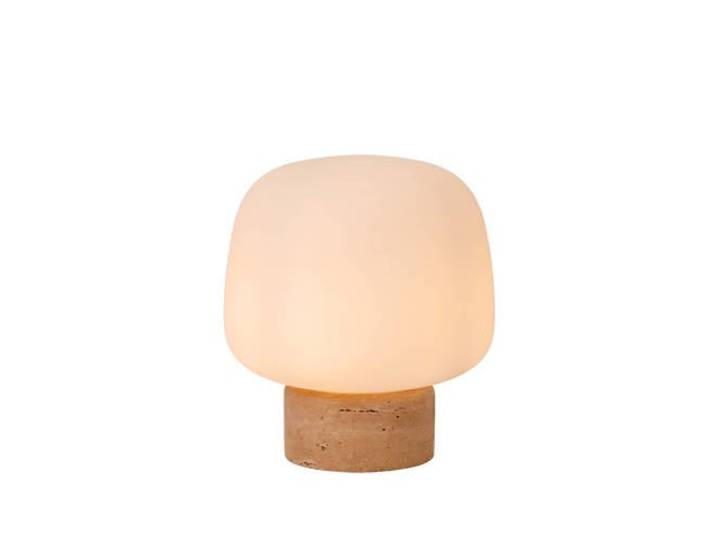 Lucide ANSTON - Tafellamp - 1xE14 - Opaal