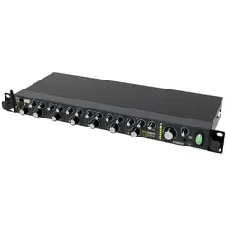 Intusonic PAA71+ Mikrofon-Line-Mixer (Line-Mischer), Mischpult, Schwarz
