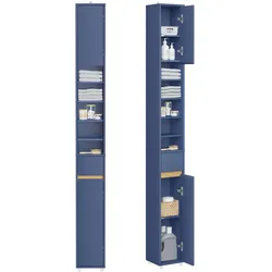HOCHSCHRANK schmal Blau