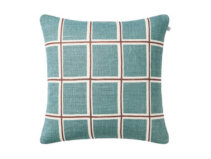 Chhatwal & Jonsson Raha kussenhoes 50x50 cm Heaven blue-terracotta