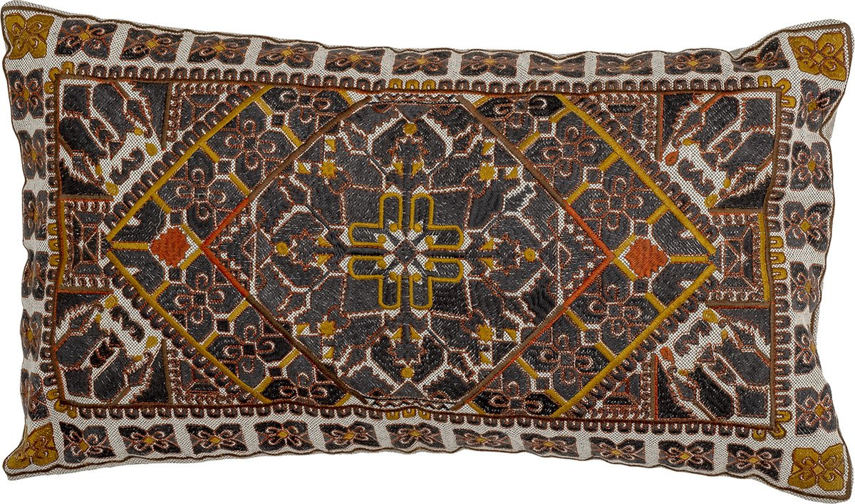 Bloomingville Emalie Cushion, Bruin, Katoen