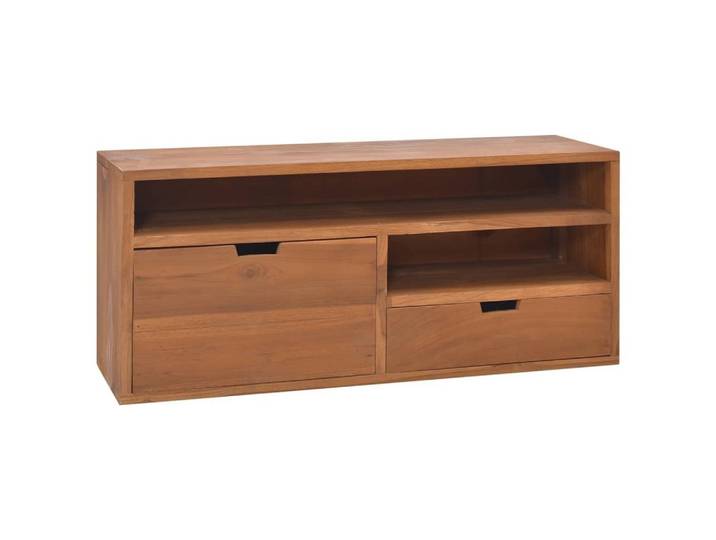 furnicato TV-Schrank 90x30x40 cm Massivholz (1-St) Handgefertigtes Lowboard mit Stauraum für Medien im rustikalen Stil